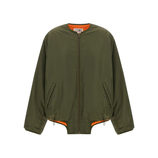 MM6 Maison Margiela Bicolor Polyamide Bomber