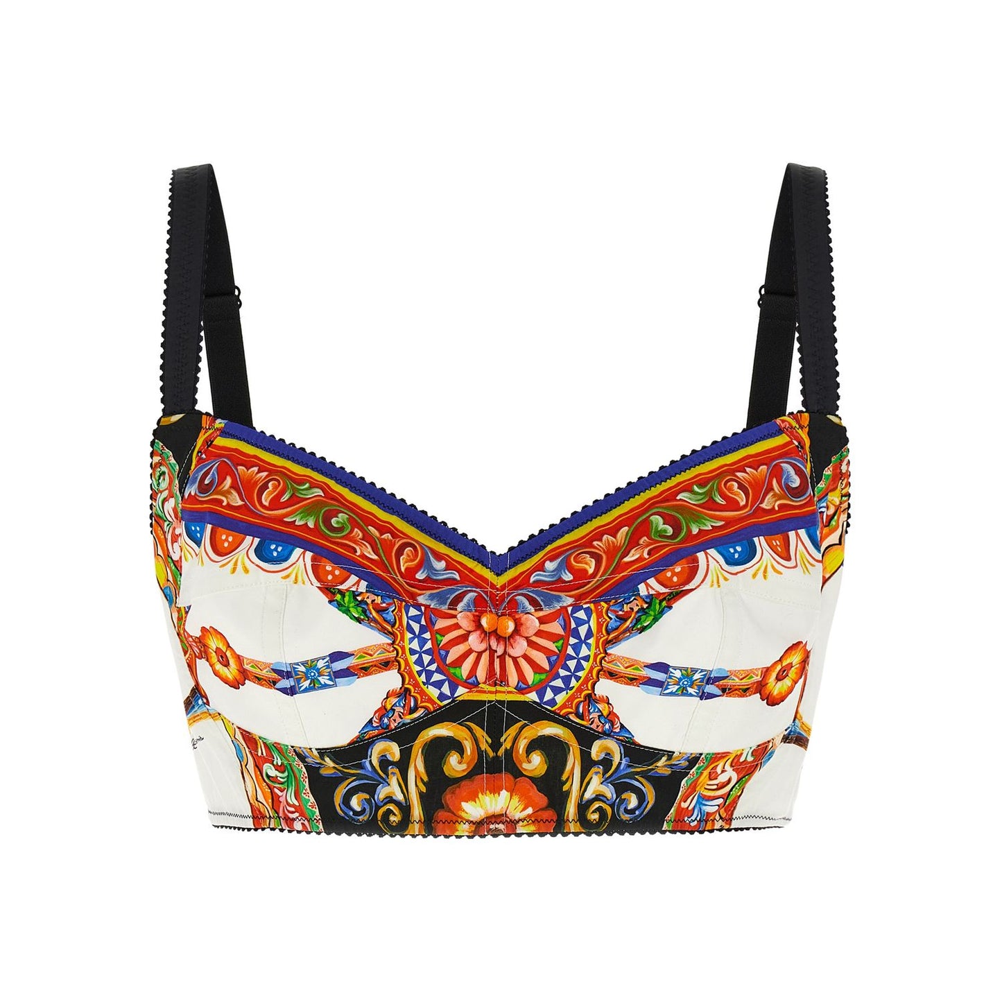 Dolce & Gabbana Multicolor Cotton Tank Tops