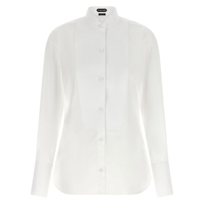 Tom Ford White Cotton Blouse