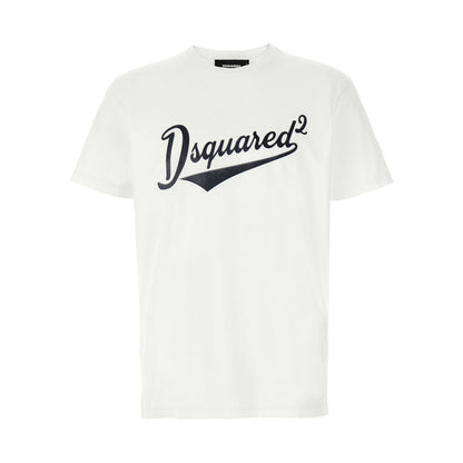 Dsquared² White Cotton T-Shirt