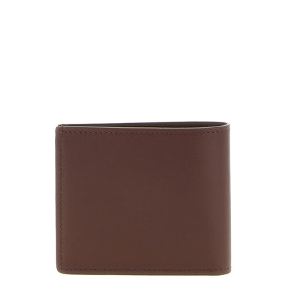 Brunello Cucinelli Brown Calfskin Leather Wallet