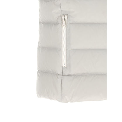 Brunello Cucinelli Gray Polyester Sleeveless Jacket