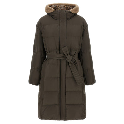Brunello Cucinelli Bicolor Cotton Coat