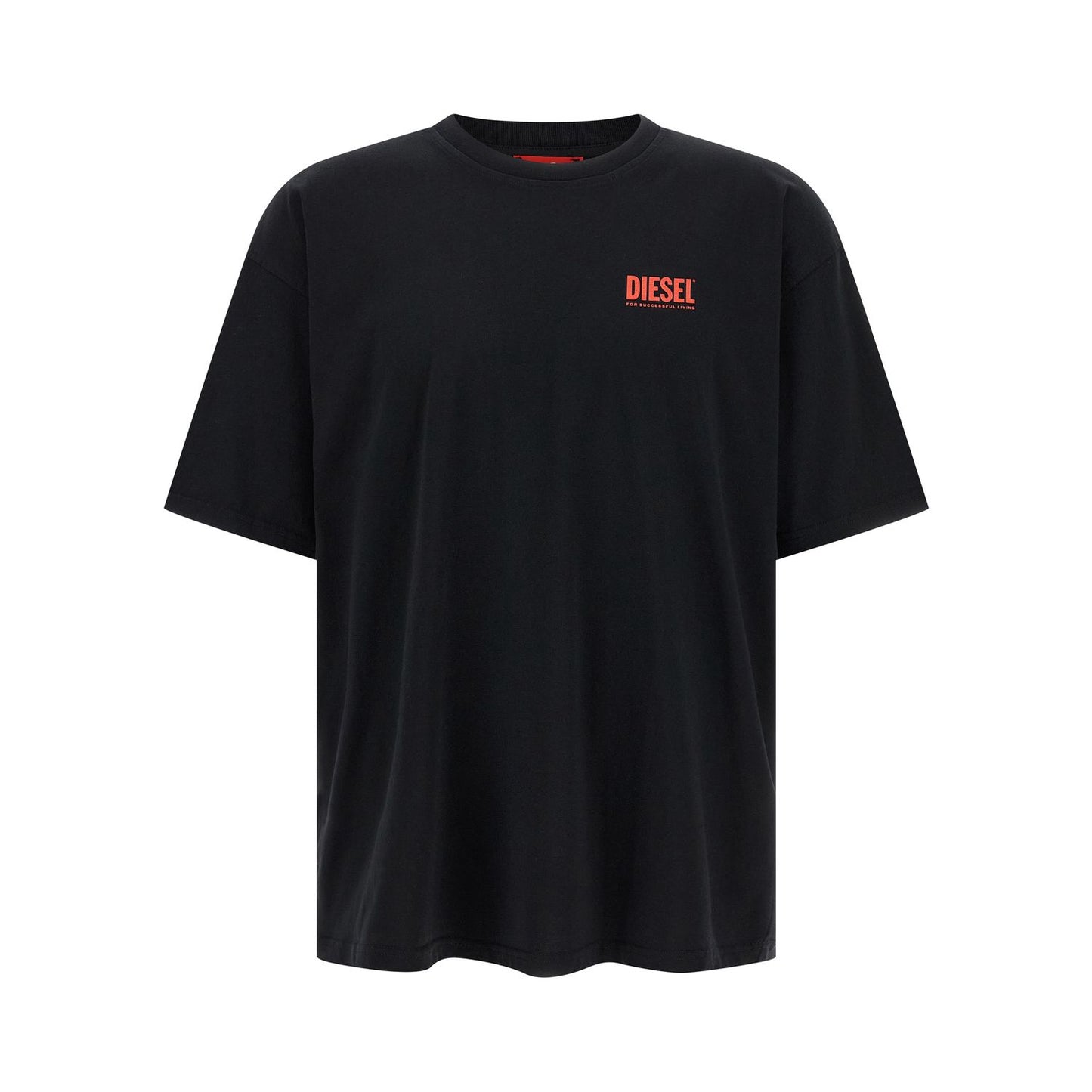 Diesel Black Cotton T-Shirt