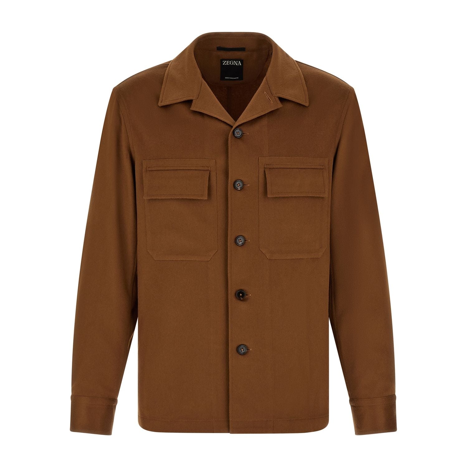 ZEGNA Brown Cashmere Blouse