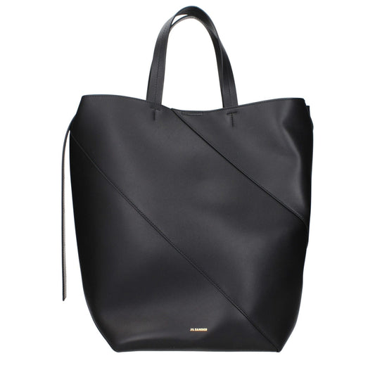 Jil Sander Black Leather Crossbody Bag