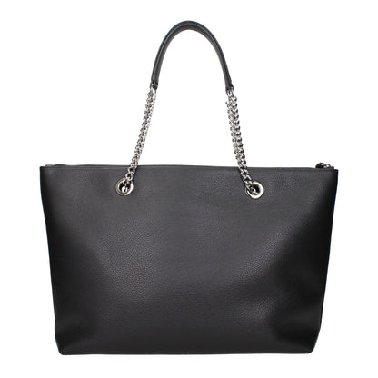 Jimmy Choo Black Leather Shoulder Bag