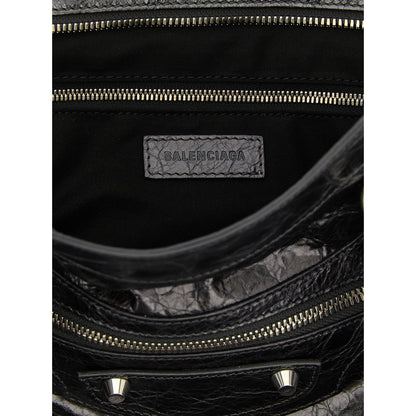 Balenciaga Silver Lamb Leather Handbag