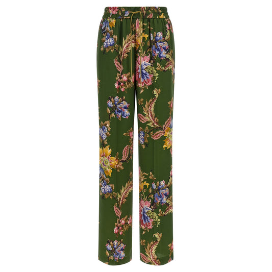 Etro Bicolor Polyester Casual Pants