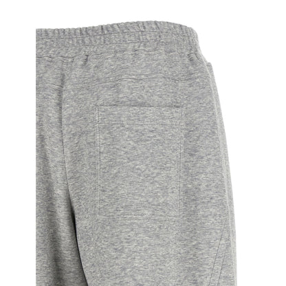 Brunello Cucinelli Gray Cotton Athletic Pants