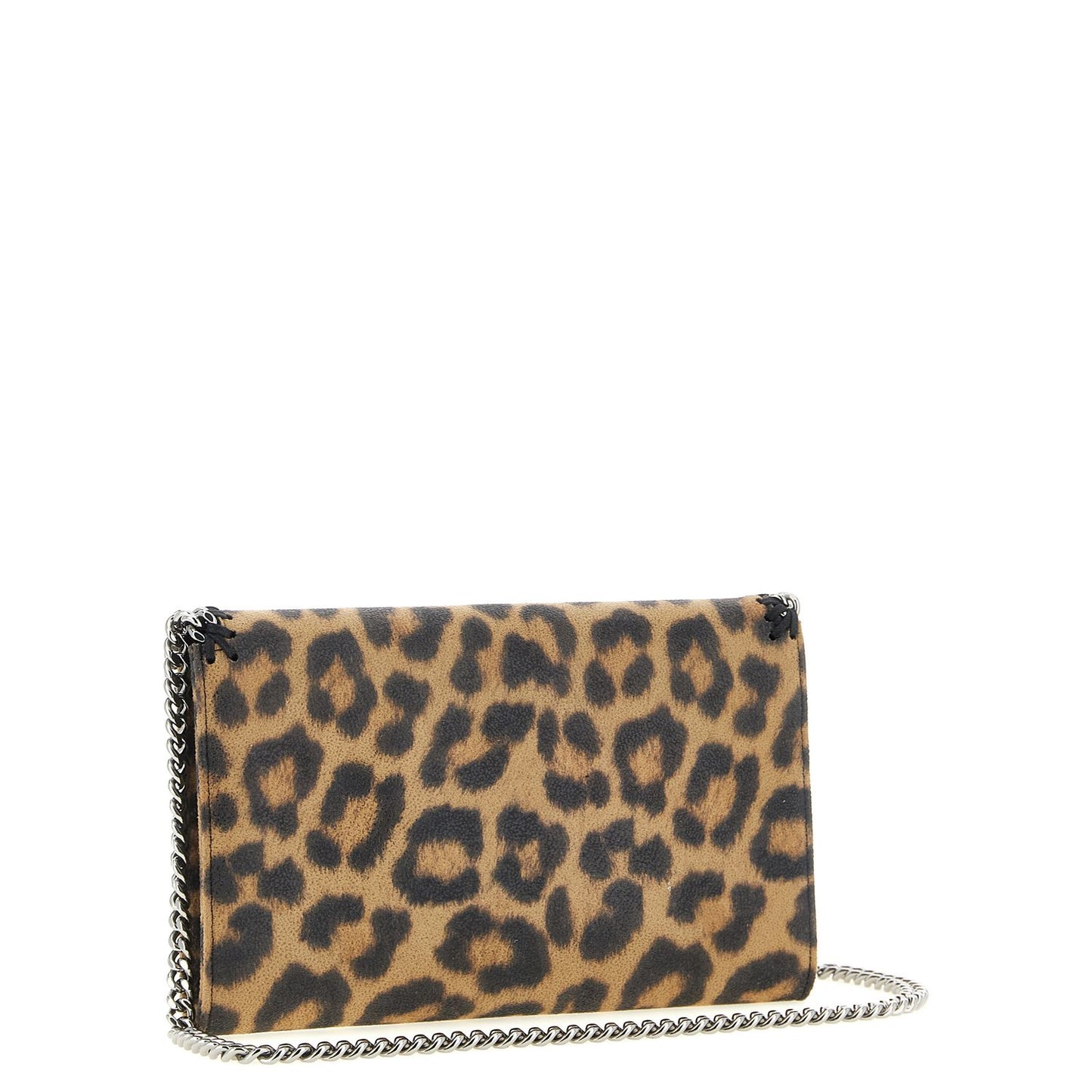 Stella McCartney Brown Polyester Clutch Bag