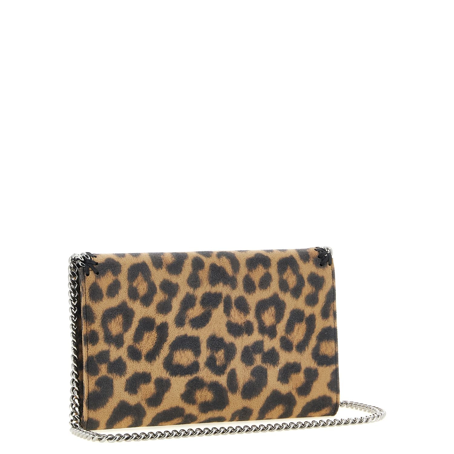 Stella McCartney Brown Polyester Clutch Bag