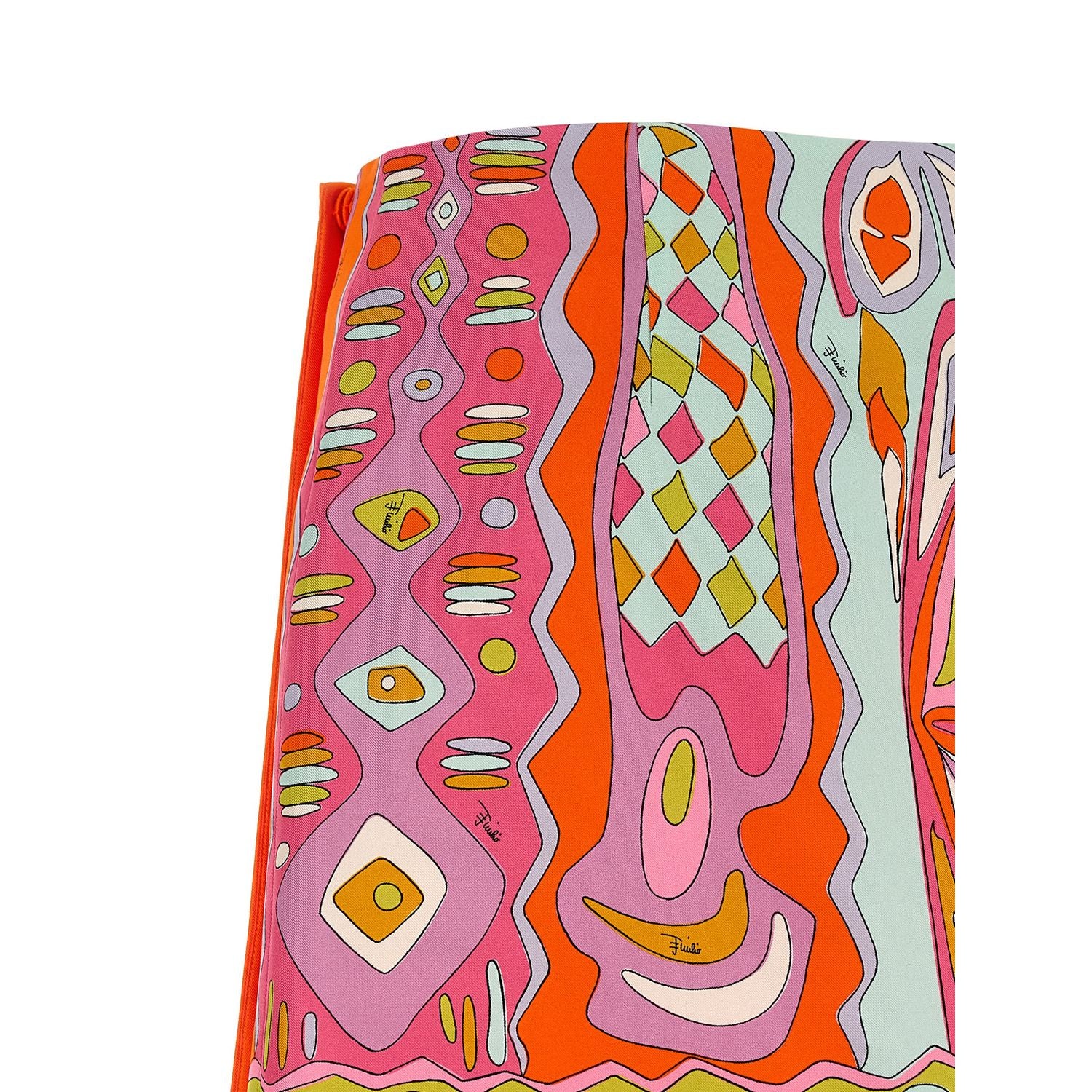 Emilio Pucci Multicolor Silk Long Skirt
