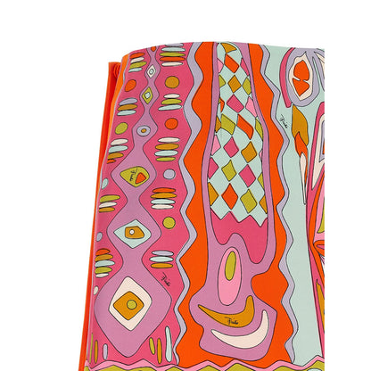 Emilio Pucci Multicolor Silk Long Skirt
