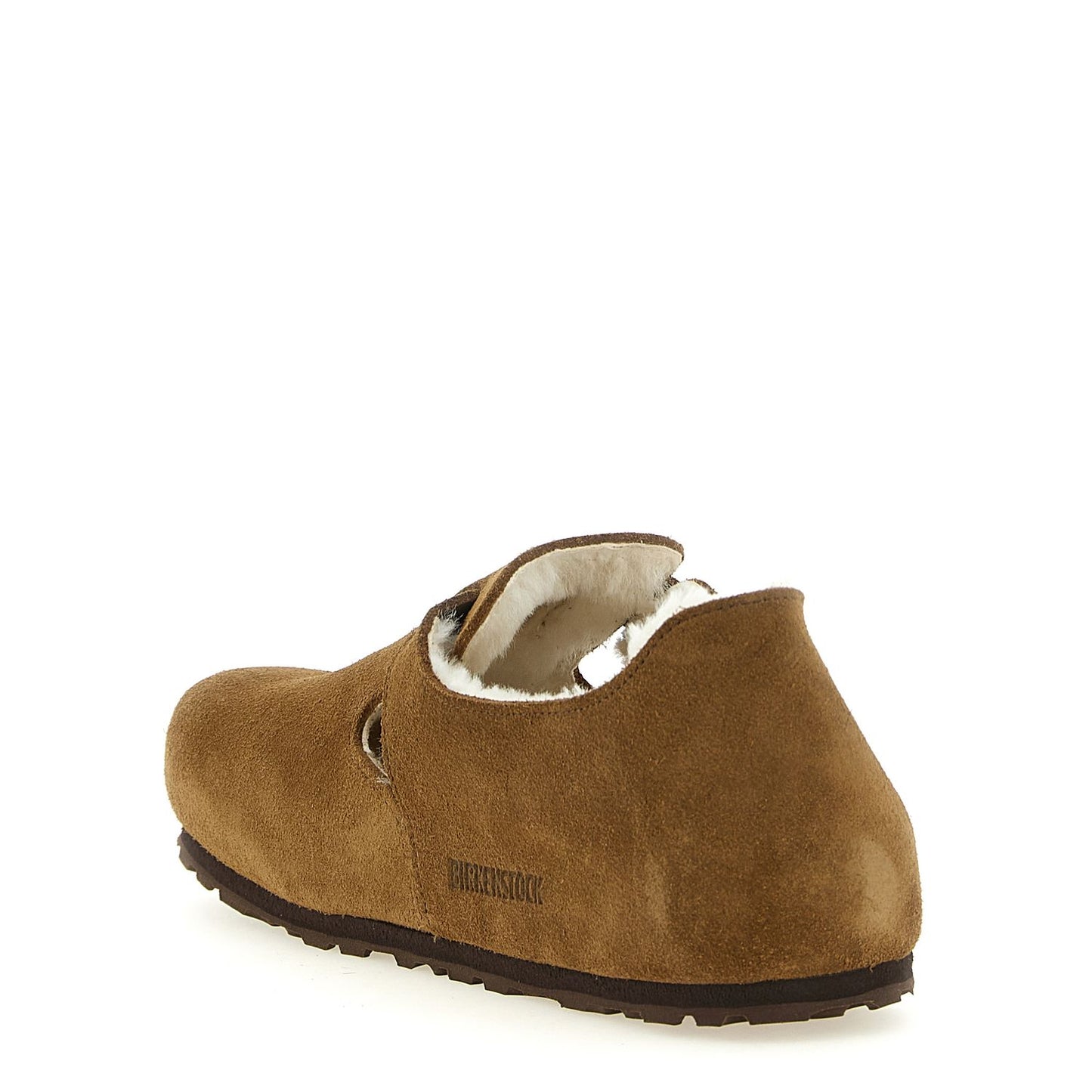 Birkenstock Brown Suede Leather Clogs