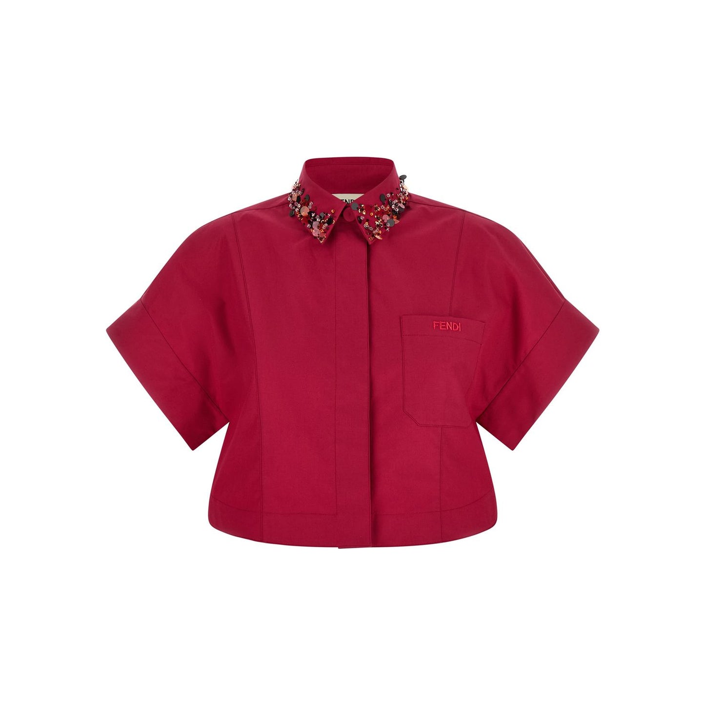 Fendi Multicolor Cotton Blouse