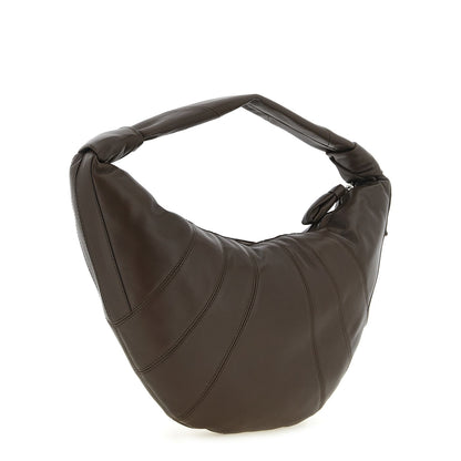 Lemaire Brown Lamb Leather Shoulder Bag