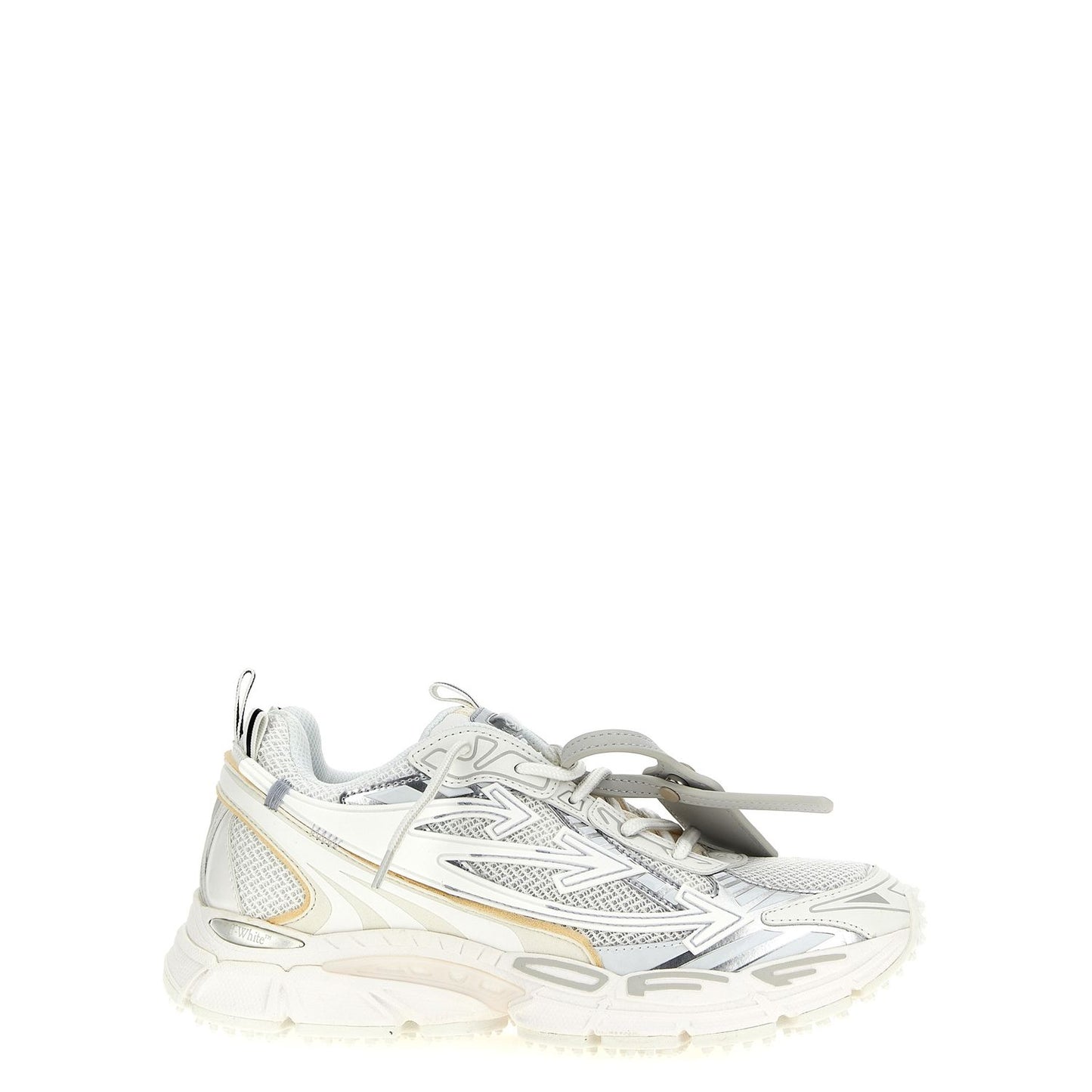 Off-White White Polyethylene Athletic Sneakers
