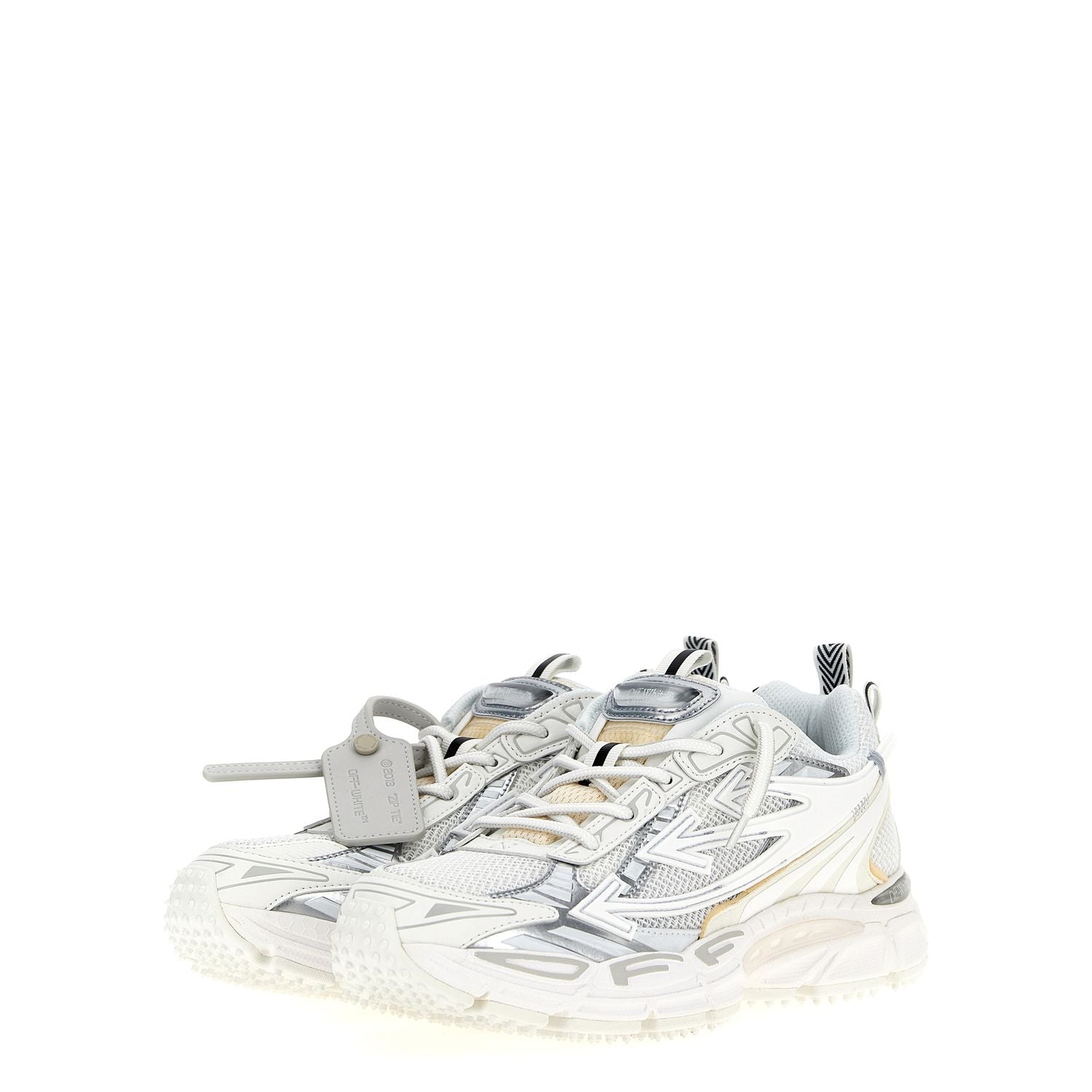 Off-White White Polyethylene Athletic Sneakers