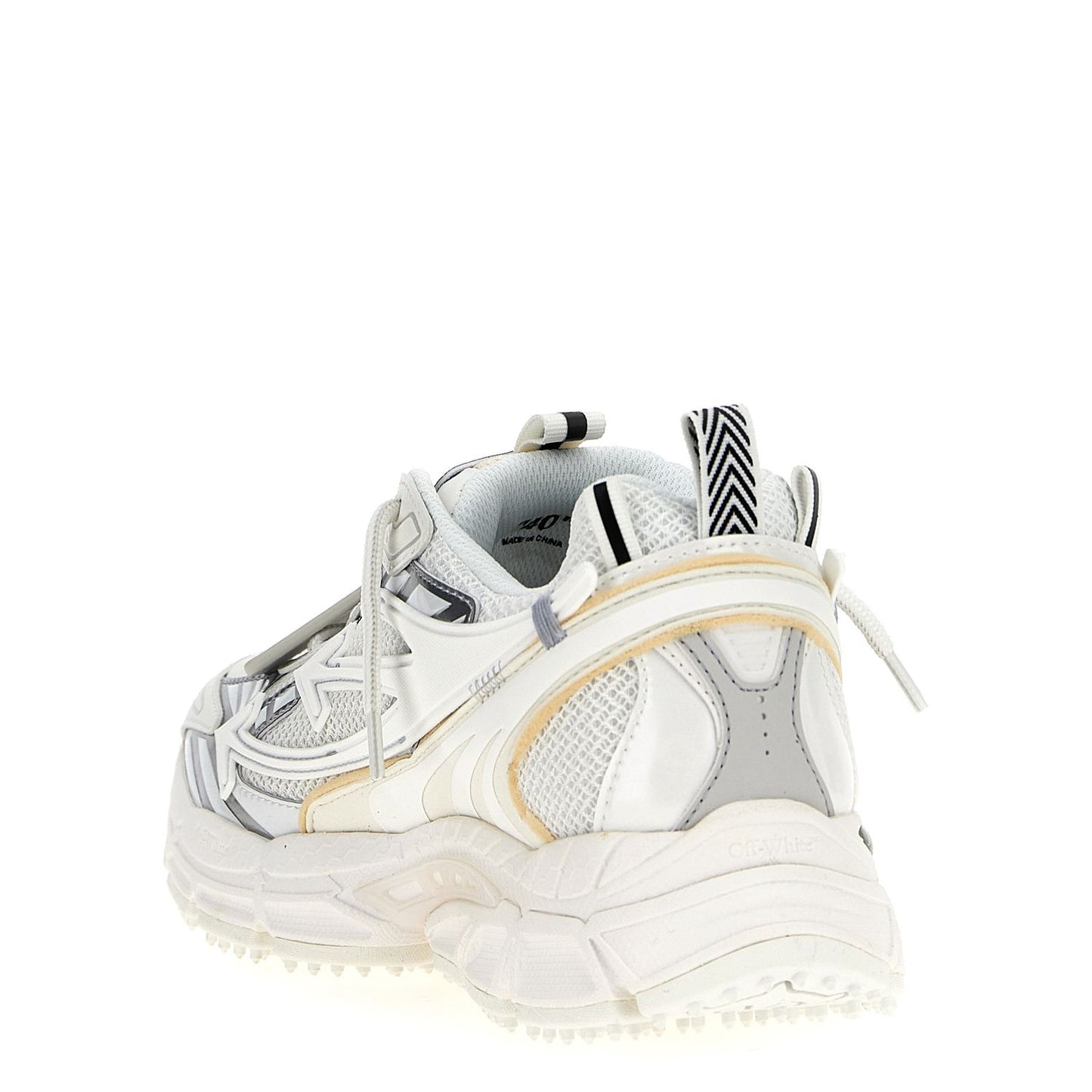 Off-White White Polyethylene Athletic Sneakers