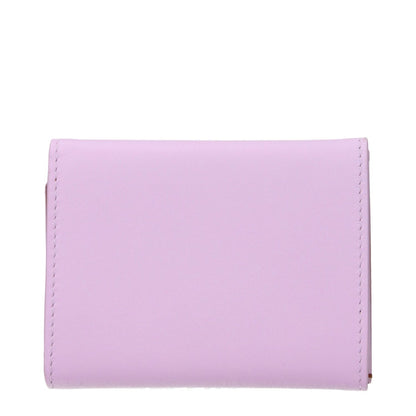 Jil Sander Pink Leather Wallet