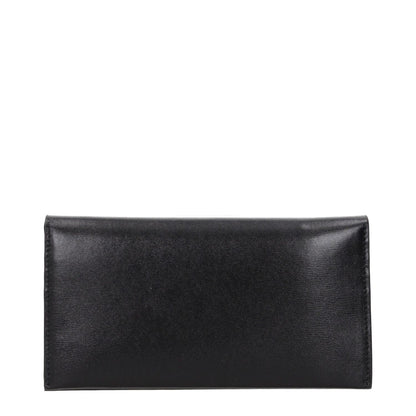 Jil Sander Black Leather Wallet