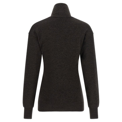 Lemaire Brown Wool Cardigan