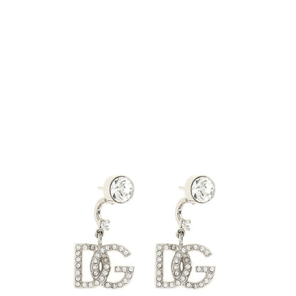Dolce & Gabbana Silver Brass Earrings