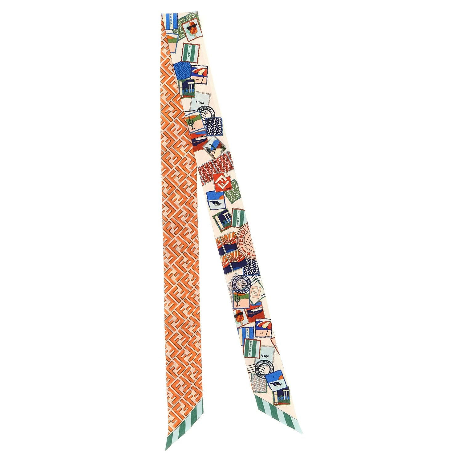 Fendi Multicolor Silk Hairband
