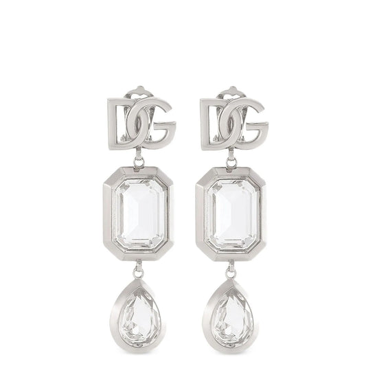 Dolce & Gabbana Silver Brass Earrings