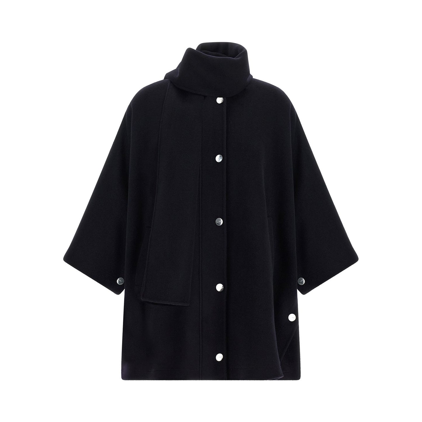 PINKO Blue Wool Coat