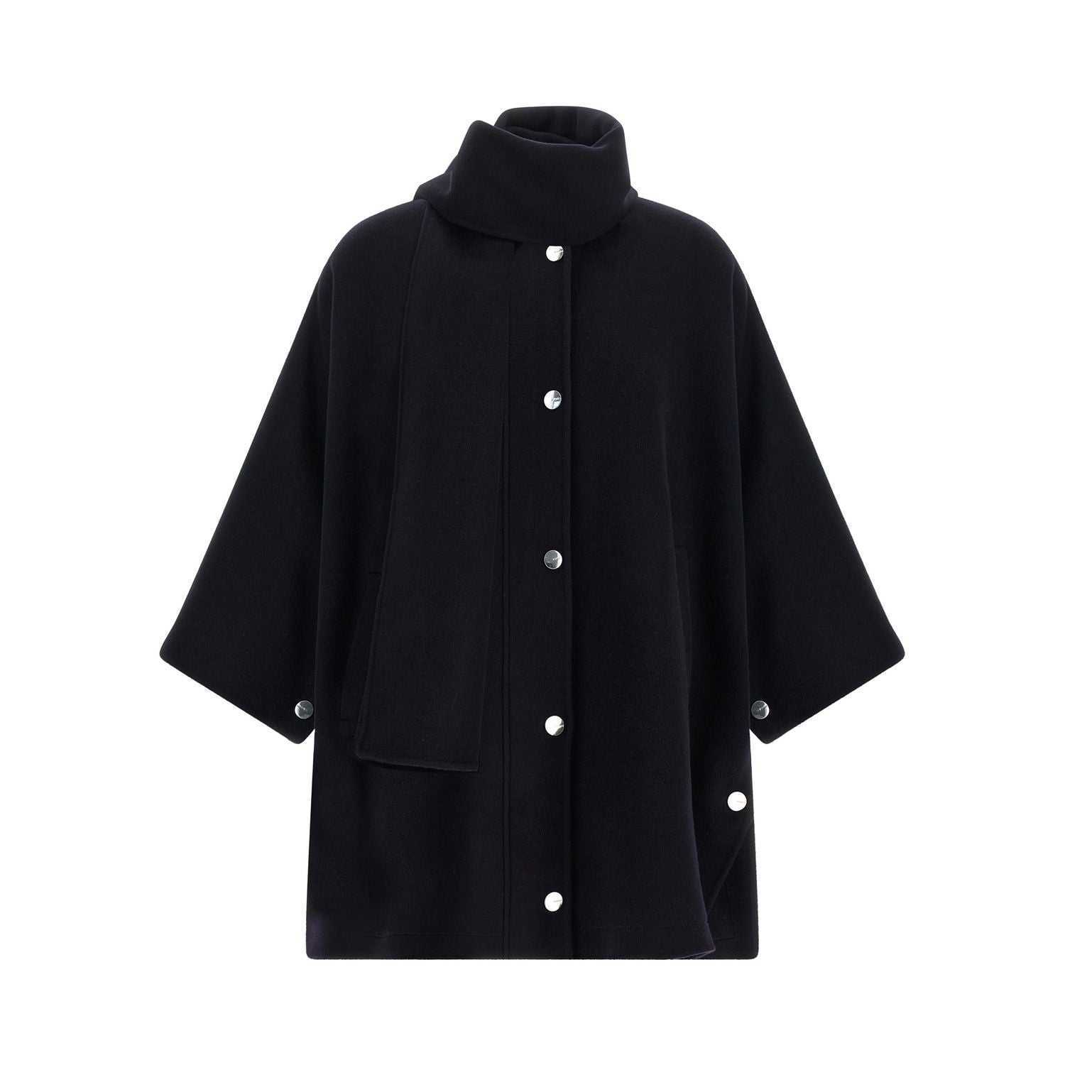 PINKO Blue Wool Coat