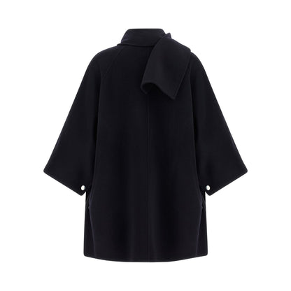 PINKO Blue Wool Coat