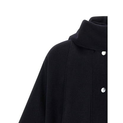 PINKO Blue Wool Coat