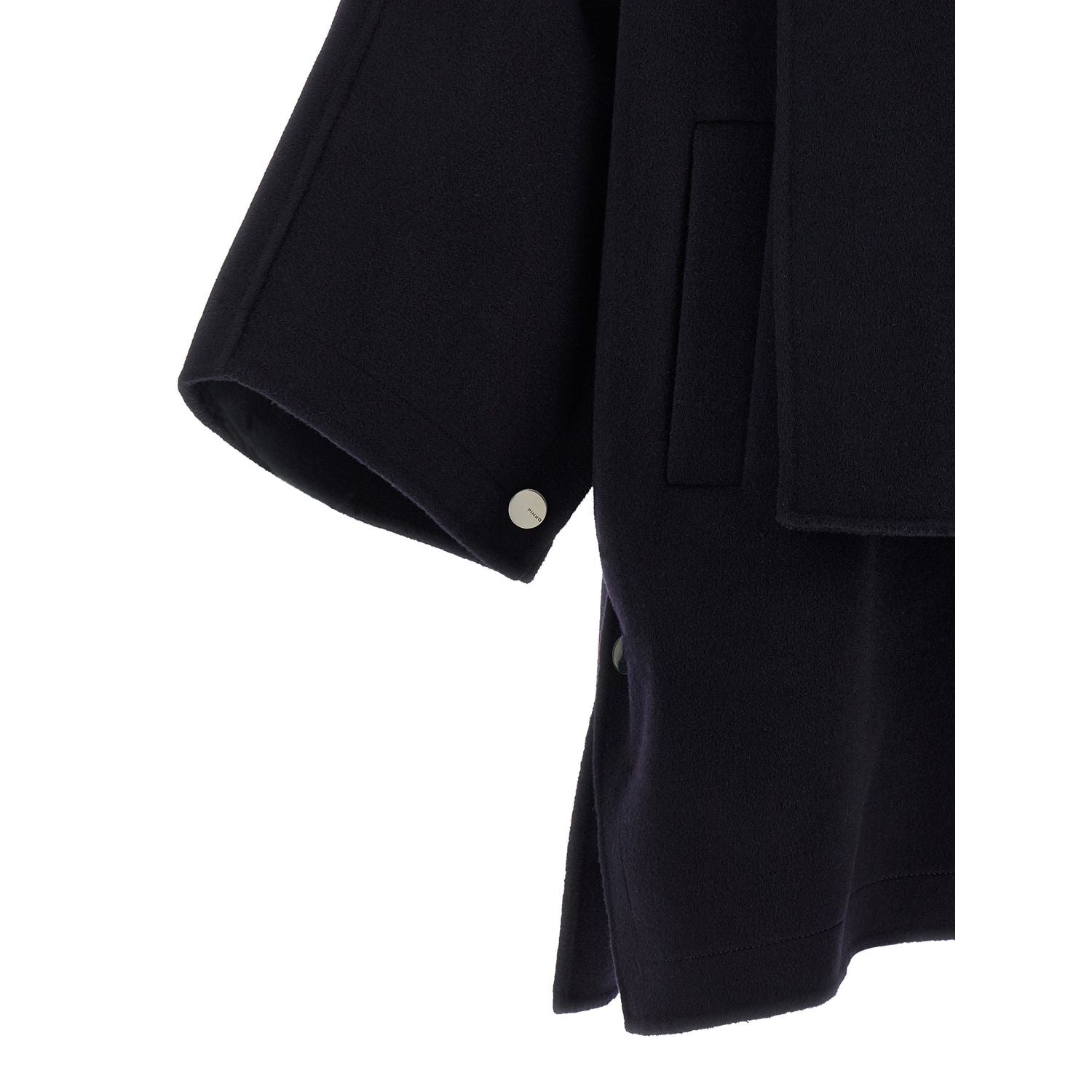 PINKO Blue Wool Coat
