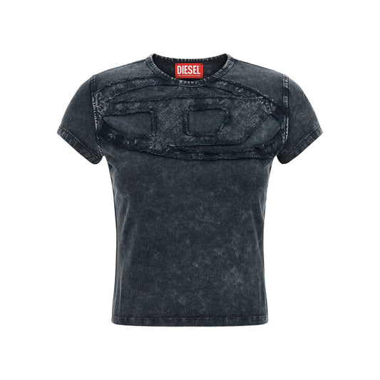 Diesel Gray Cotton T-Shirt