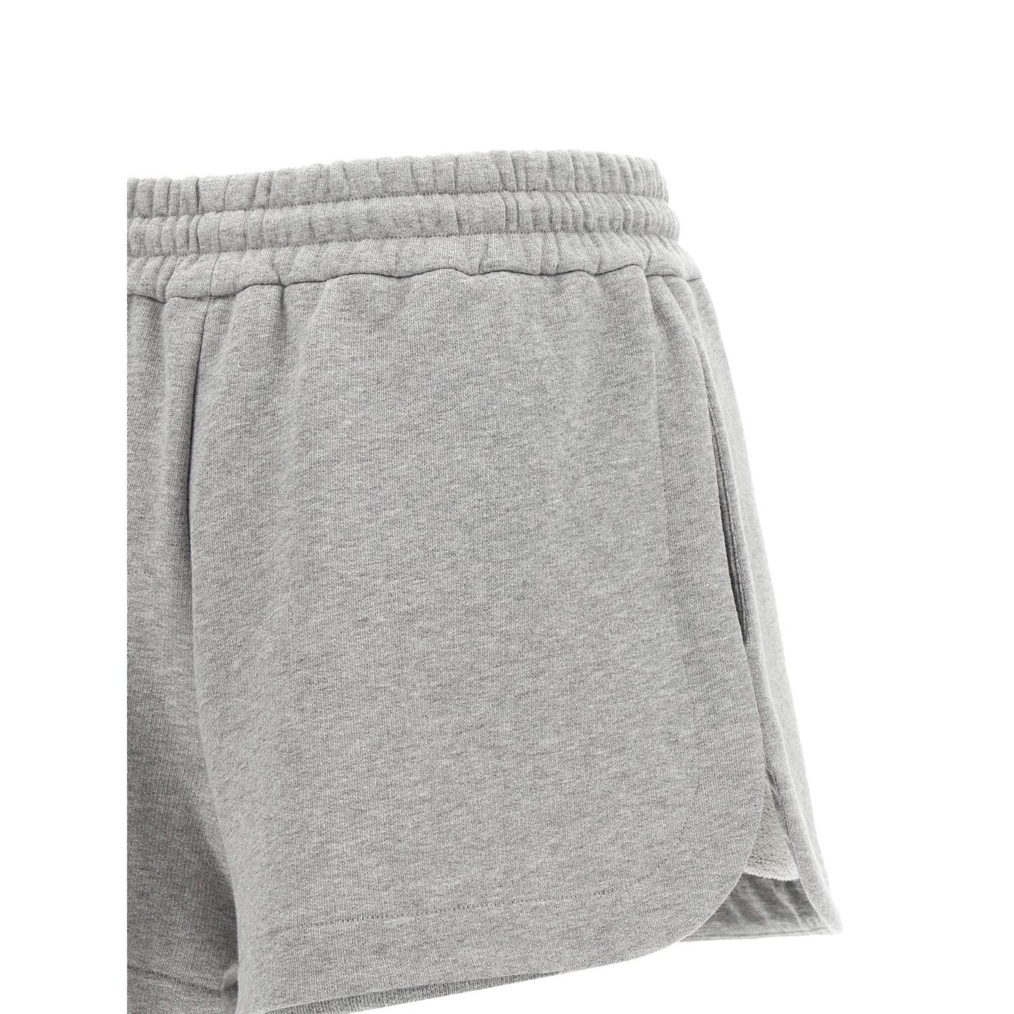 Fendi Gray Cotton Bermuda Shorts