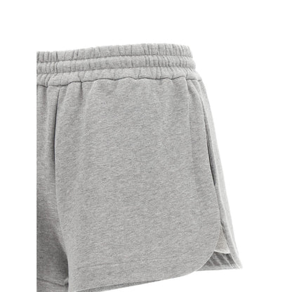 Fendi Gray Cotton Bermuda Shorts