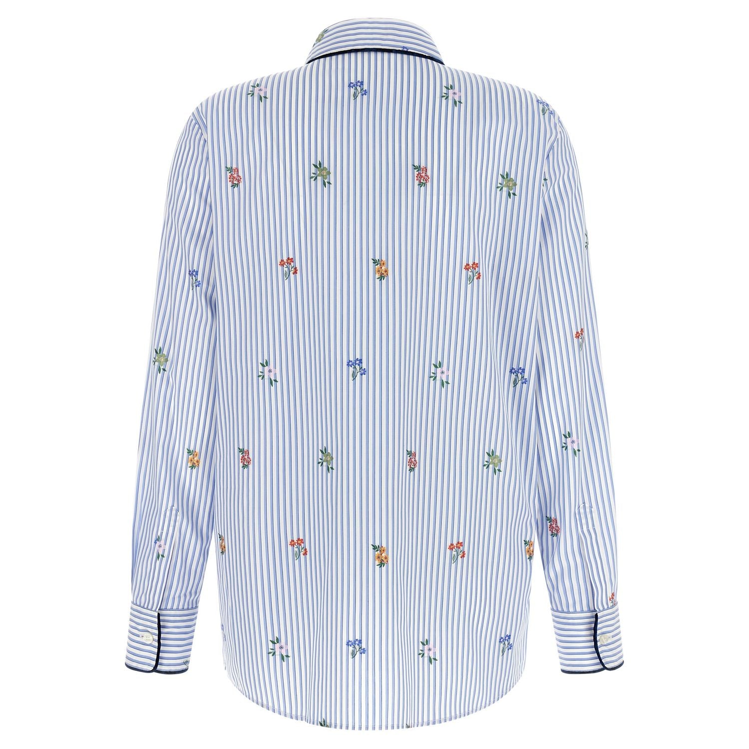 Etro Blue Cotton Blouse