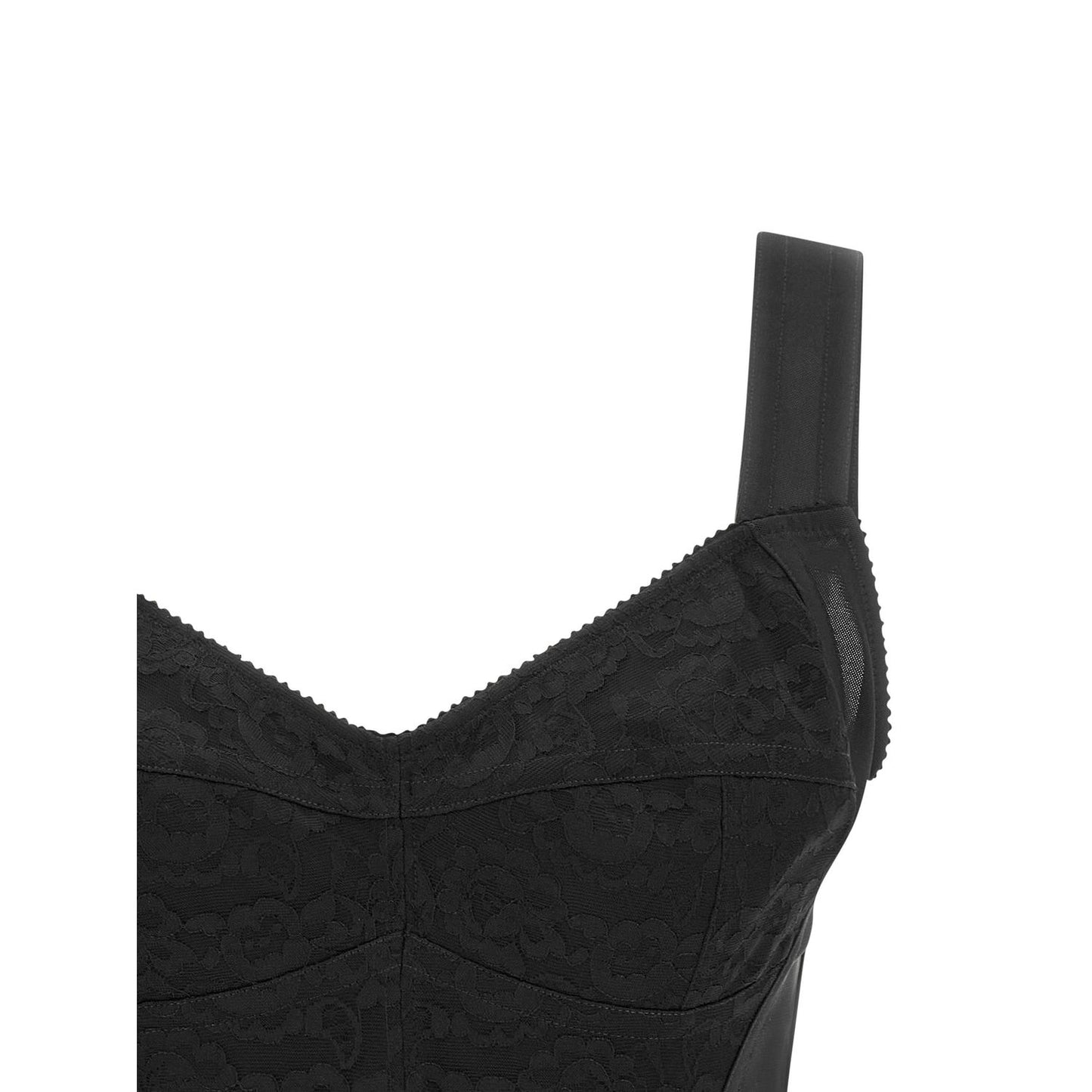 Dolce & Gabbana Black Polyamide Tank Tops