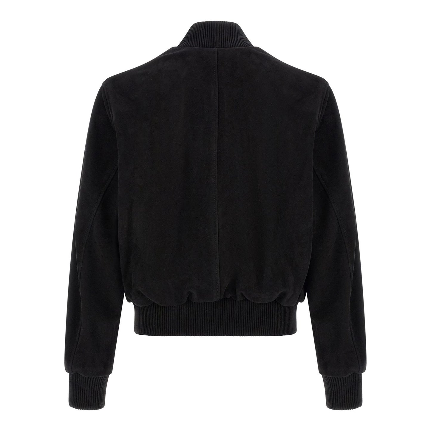 Ami Paris Black Goatskin Bomber
