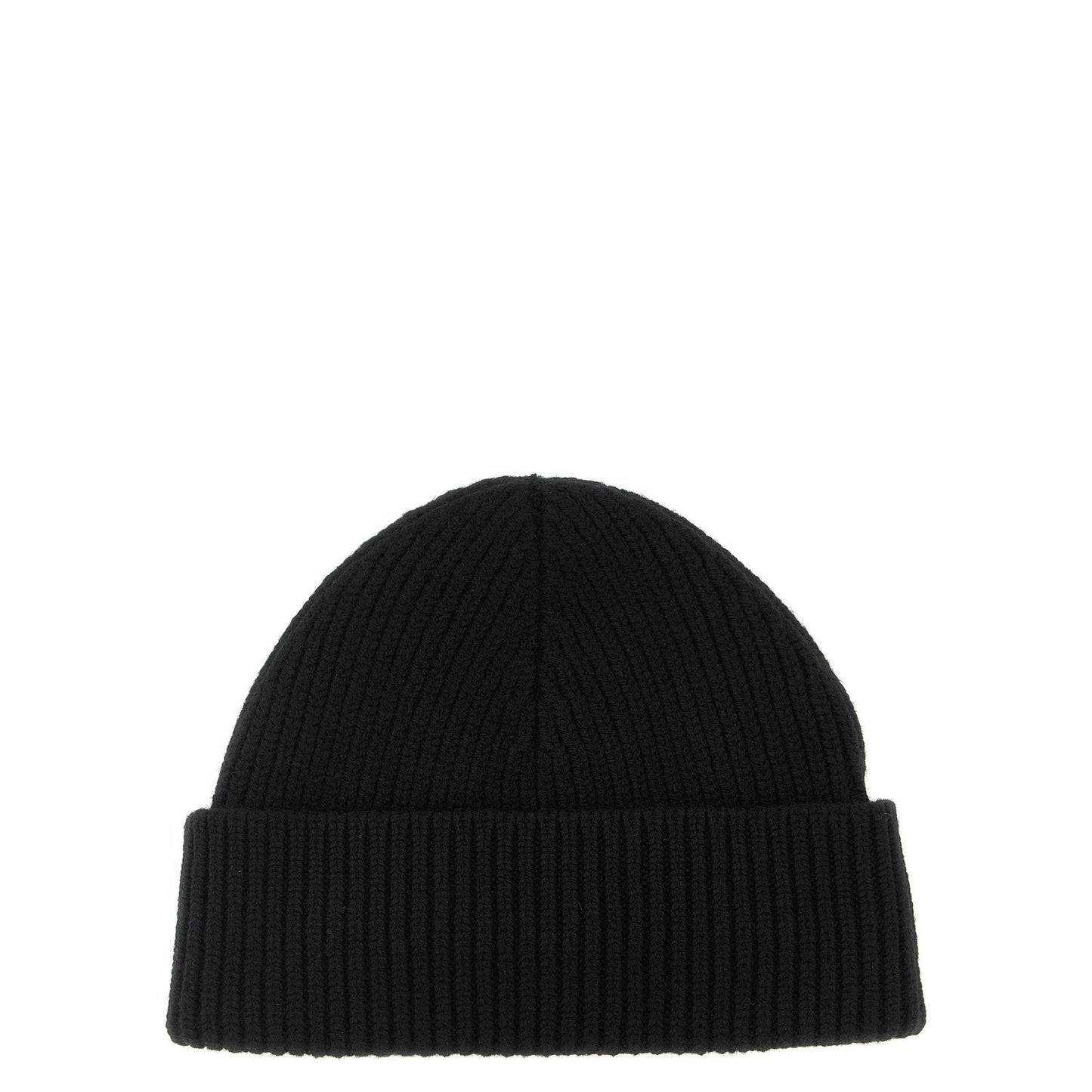 Ami Paris Black Wool Beanie