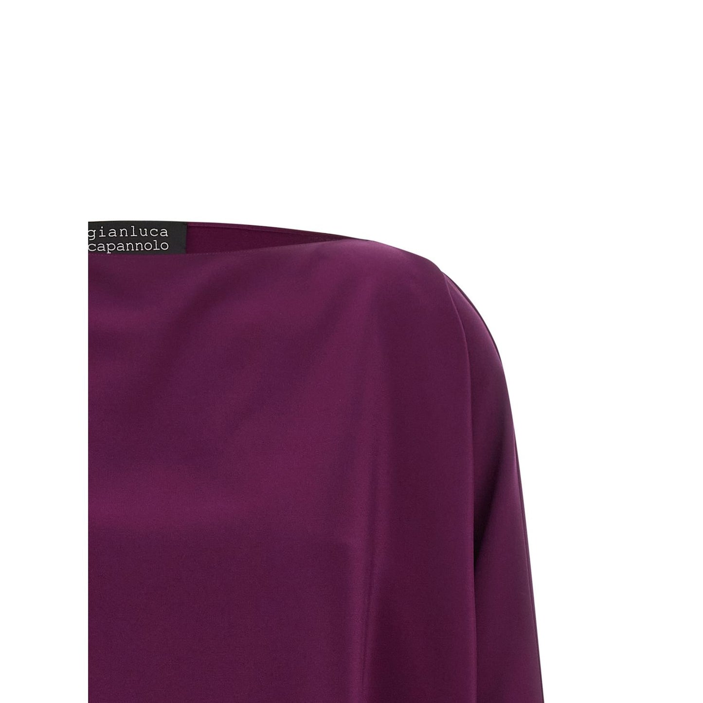 Gianluca Capannolo Purple Viscose Blouse