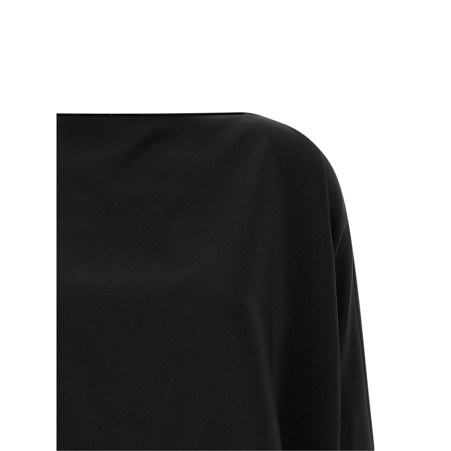 Gianluca Capannolo Black Viscose Blouse