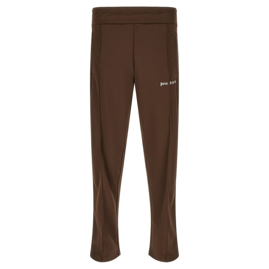 Palm Angels Brown Polyester Joggers (Workout Pants)