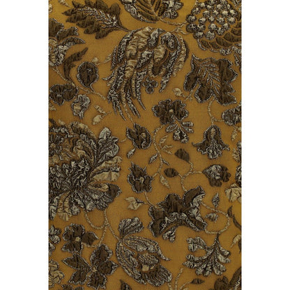Saint Laurent Brown Polyamide Cocktail Dress