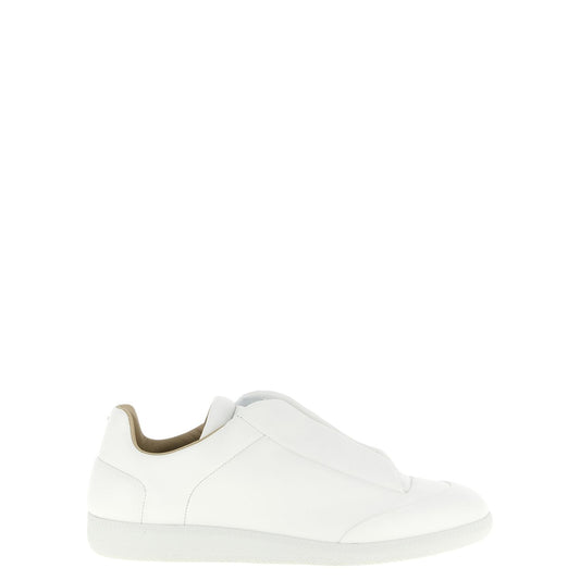 Maison Margiela White Calfskin Low Top Sneakers