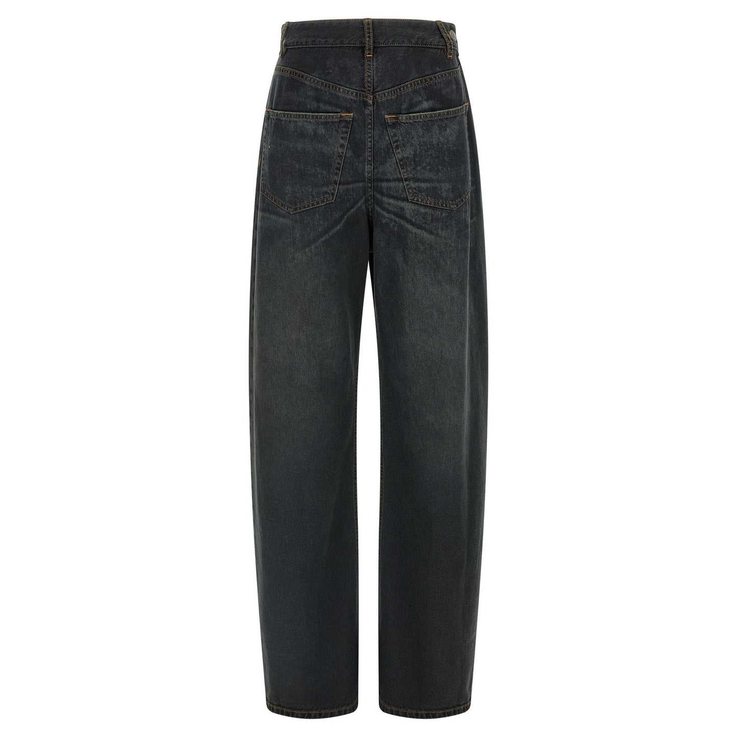 MM6 Maison Margiela Blue Cotton Flared Jeans
