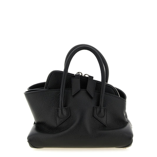 The Attico Black Bovine Leather Handbag