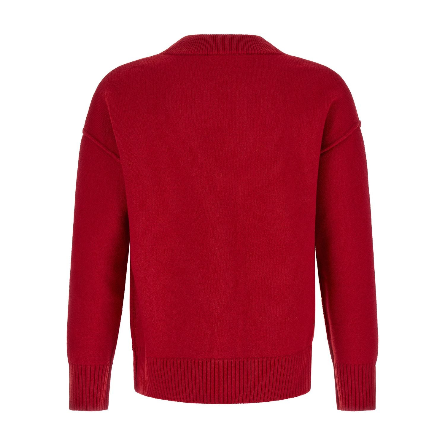 Ami Paris Multicolor Wool Cardigan
